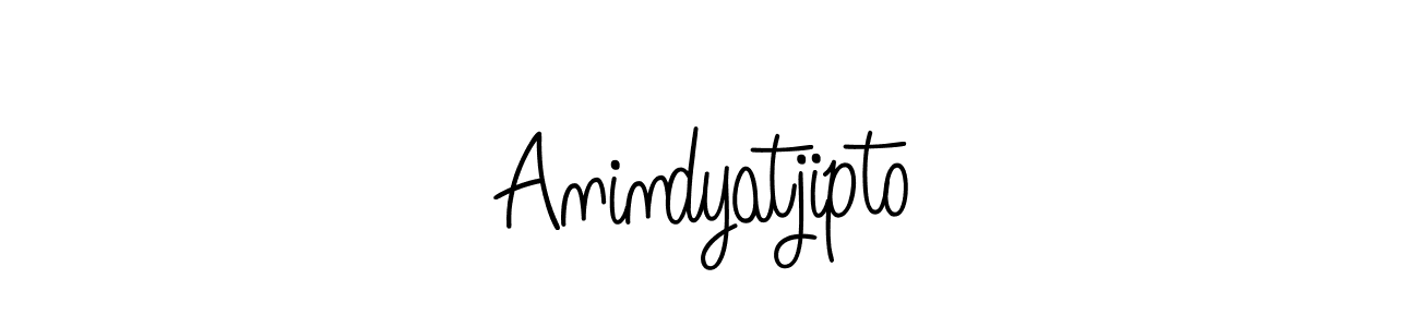 Design your own signature with our free online signature maker. With this signature software, you can create a handwritten (Angelique-Rose-font-FFP) signature for name Anindyatjipto. Anindyatjipto signature style 5 images and pictures png