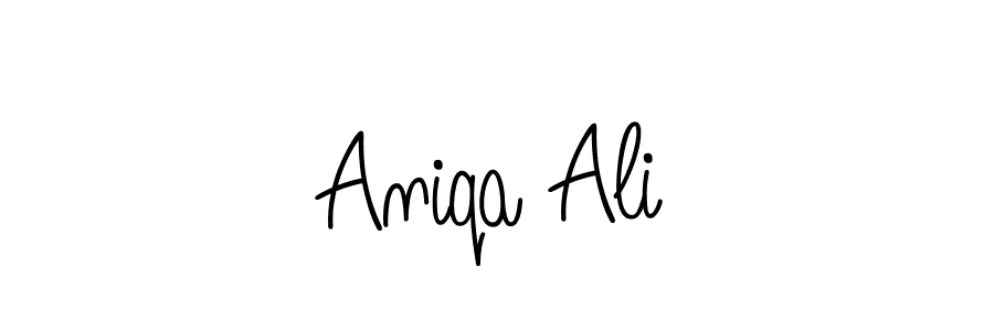 You can use this online signature creator to create a handwritten signature for the name Aniqa Ali. This is the best online autograph maker. Aniqa Ali signature style 5 images and pictures png