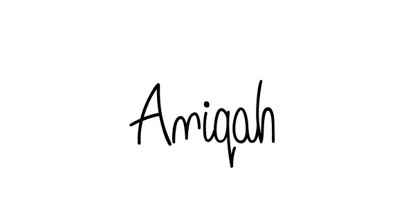 Also we have Aniqah name is the best signature style. Create professional handwritten signature collection using Angelique-Rose-font-FFP autograph style. Aniqah signature style 5 images and pictures png