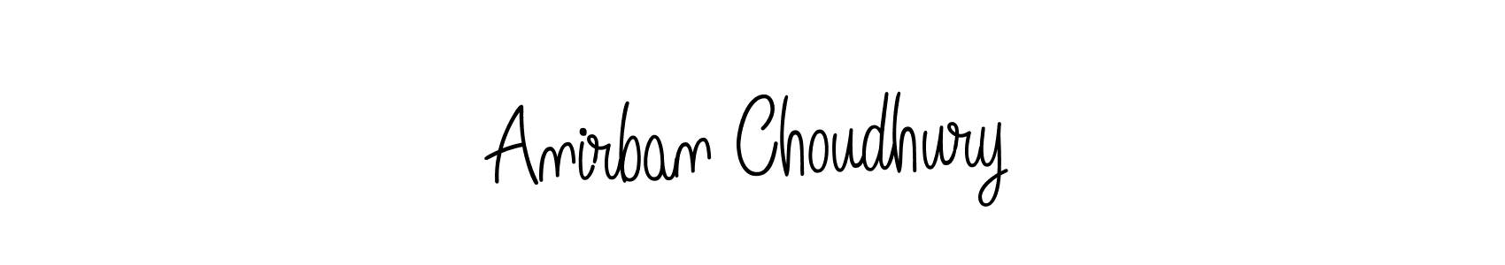 Anirban Choudhury stylish signature style. Best Handwritten Sign (Angelique-Rose-font-FFP) for my name. Handwritten Signature Collection Ideas for my name Anirban Choudhury. Anirban Choudhury signature style 5 images and pictures png
