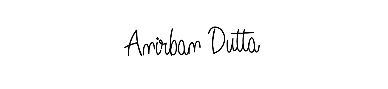 The best way (Angelique-Rose-font-FFP) to make a short signature is to pick only two or three words in your name. The name Anirban Dutta include a total of six letters. For converting this name. Anirban Dutta signature style 5 images and pictures png