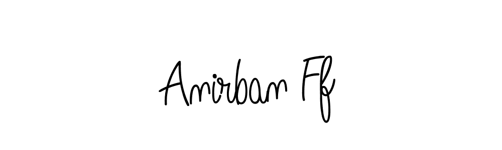 You should practise on your own different ways (Angelique-Rose-font-FFP) to write your name (Anirban Ff) in signature. don't let someone else do it for you. Anirban Ff signature style 5 images and pictures png