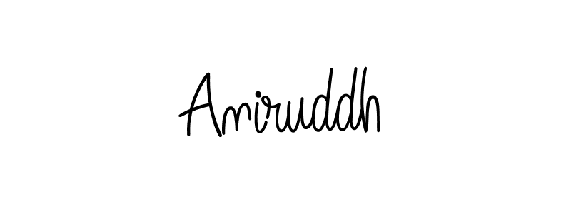 Create a beautiful signature design for name Aniruddh. With this signature (Angelique-Rose-font-FFP) fonts, you can make a handwritten signature for free. Aniruddh signature style 5 images and pictures png