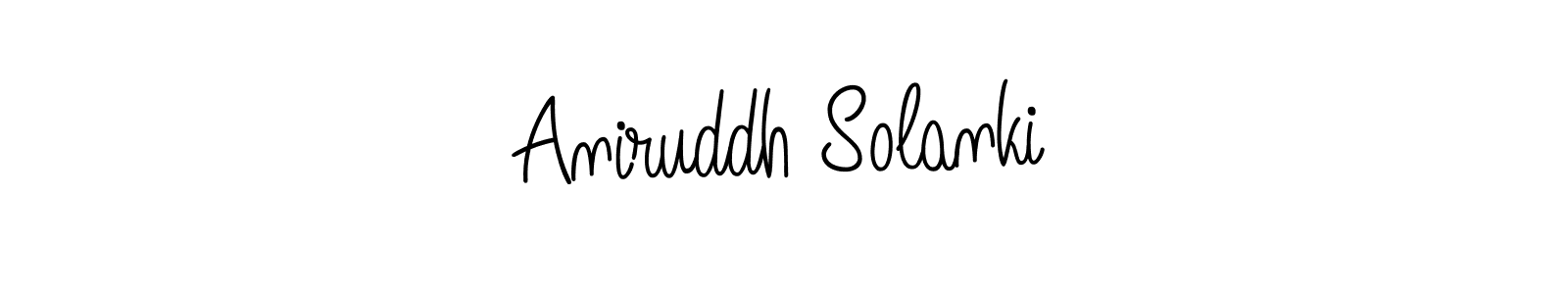 Also we have Aniruddh Solanki name is the best signature style. Create professional handwritten signature collection using Angelique-Rose-font-FFP autograph style. Aniruddh Solanki signature style 5 images and pictures png