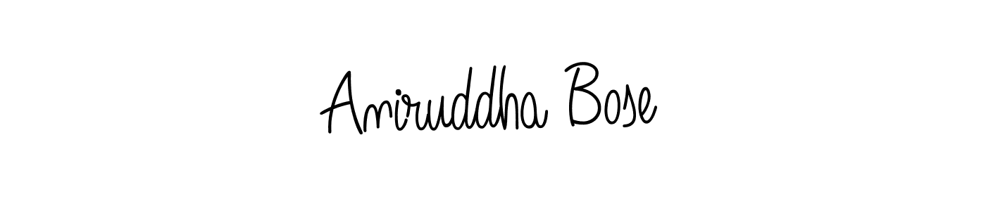 How to Draw Aniruddha Bose signature style? Angelique-Rose-font-FFP is a latest design signature styles for name Aniruddha Bose. Aniruddha Bose signature style 5 images and pictures png