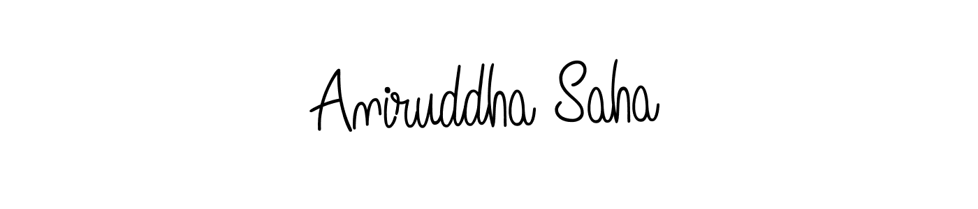 Also You can easily find your signature by using the search form. We will create Aniruddha Saha name handwritten signature images for you free of cost using Angelique-Rose-font-FFP sign style. Aniruddha Saha signature style 5 images and pictures png