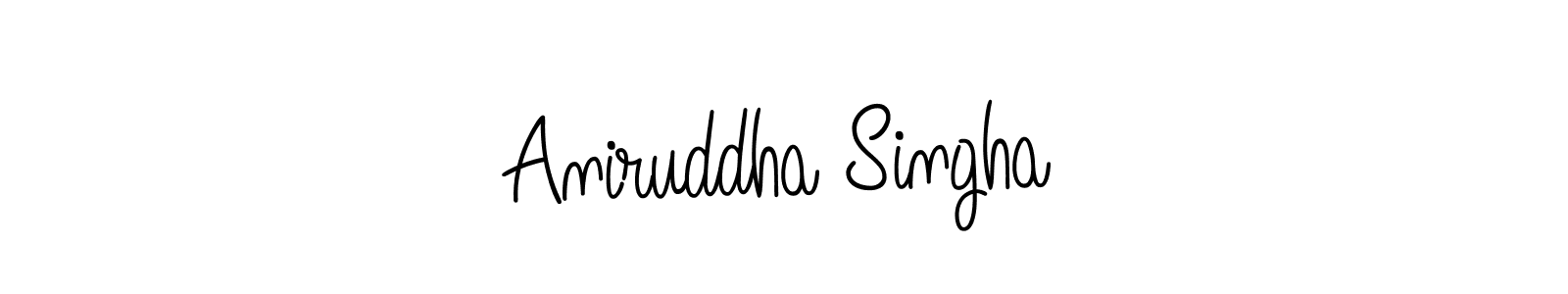 How to make Aniruddha Singha signature? Angelique-Rose-font-FFP is a professional autograph style. Create handwritten signature for Aniruddha Singha name. Aniruddha Singha signature style 5 images and pictures png