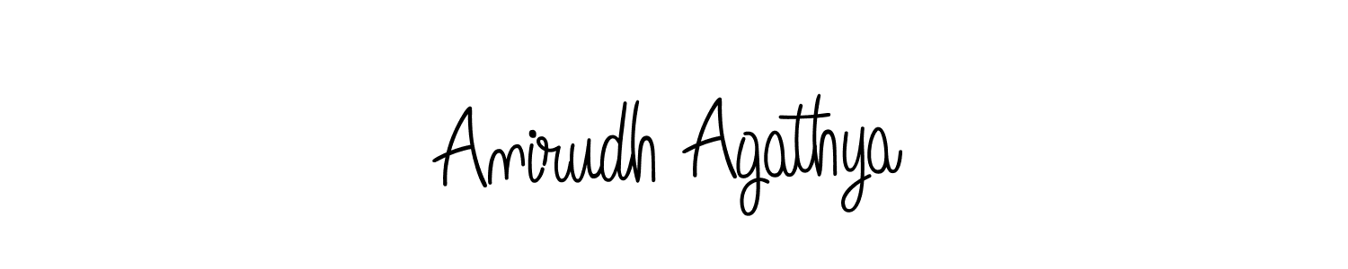 You can use this online signature creator to create a handwritten signature for the name Anirudh Agathya. This is the best online autograph maker. Anirudh Agathya signature style 5 images and pictures png