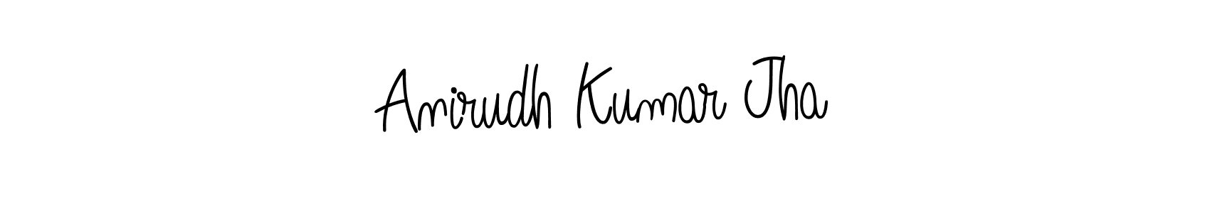 Make a beautiful signature design for name Anirudh Kumar Jha. Use this online signature maker to create a handwritten signature for free. Anirudh Kumar Jha signature style 5 images and pictures png