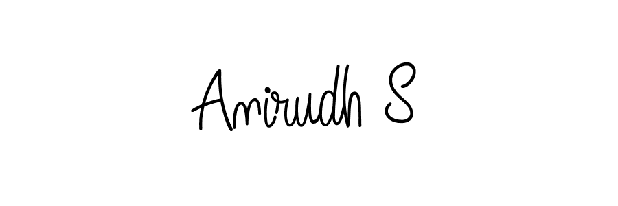 Angelique-Rose-font-FFP is a professional signature style that is perfect for those who want to add a touch of class to their signature. It is also a great choice for those who want to make their signature more unique. Get Anirudh S name to fancy signature for free. Anirudh S signature style 5 images and pictures png