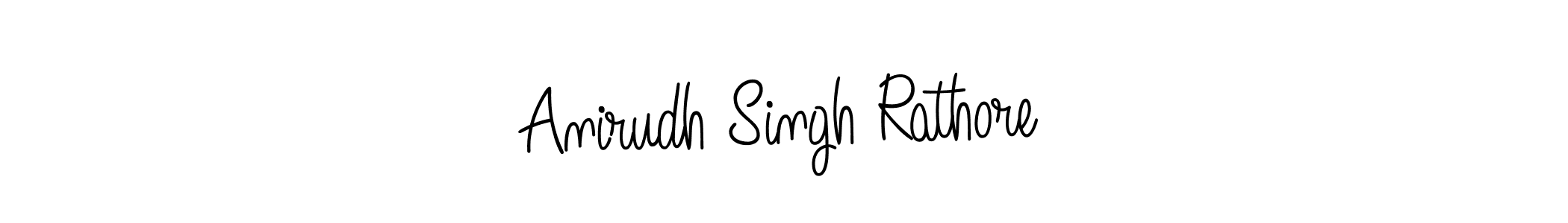 Design your own signature with our free online signature maker. With this signature software, you can create a handwritten (Angelique-Rose-font-FFP) signature for name Anirudh Singh Rathore. Anirudh Singh Rathore signature style 5 images and pictures png