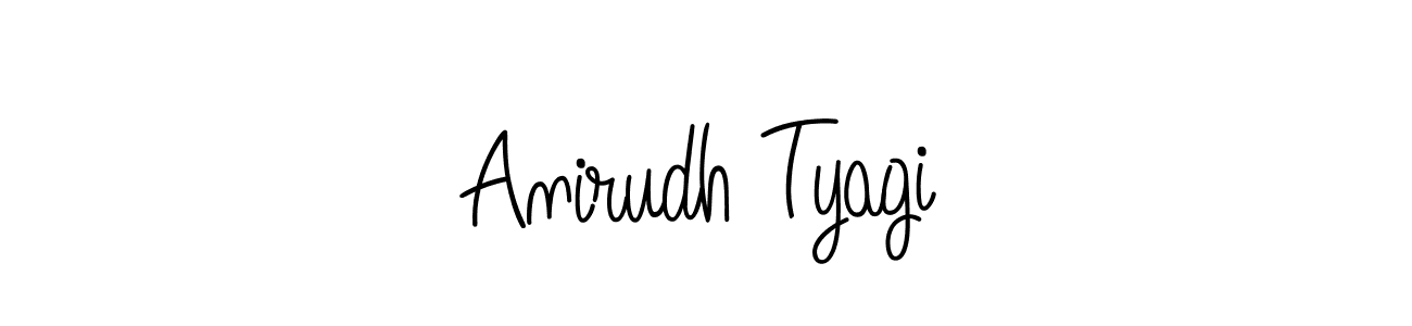 Make a beautiful signature design for name Anirudh Tyagi. Use this online signature maker to create a handwritten signature for free. Anirudh Tyagi signature style 5 images and pictures png