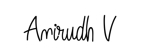 Elevate your brand with a stunning Anirudh V eSignature. The Angelique-Rose-font-FFP style provides a balanced, flowing aesthetic for everyday signing. Anirudh V signature style 5 images and pictures png