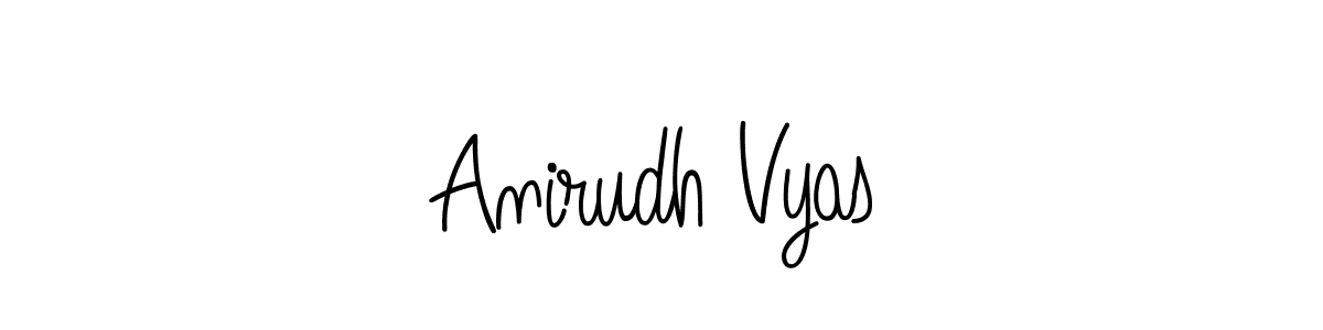 How to Draw Anirudh Vyas signature style? Angelique-Rose-font-FFP is a latest design signature styles for name Anirudh Vyas. Anirudh Vyas signature style 5 images and pictures png