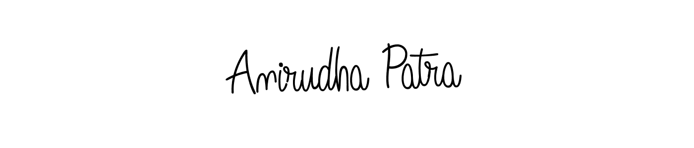 Design your own signature with our free online signature maker. With this signature software, you can create a handwritten (Angelique-Rose-font-FFP) signature for name Anirudha Patra. Anirudha Patra signature style 5 images and pictures png