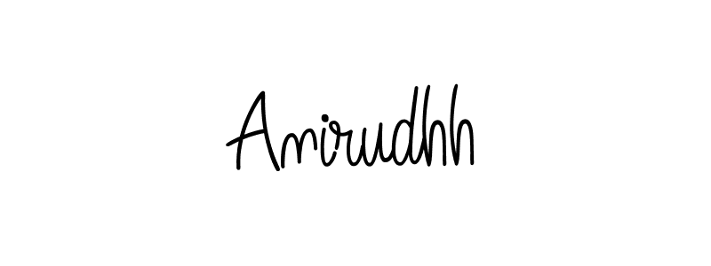 How to make Anirudhh signature? Angelique-Rose-font-FFP is a professional autograph style. Create handwritten signature for Anirudhh name. Anirudhh signature style 5 images and pictures png