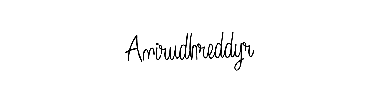 You should practise on your own different ways (Angelique-Rose-font-FFP) to write your name (Anirudhreddyr) in signature. don't let someone else do it for you. Anirudhreddyr signature style 5 images and pictures png