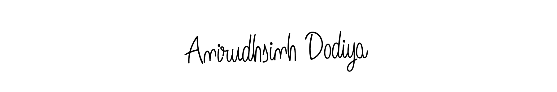 Make a beautiful signature design for name Anirudhsinh Dodiya. Use this online signature maker to create a handwritten signature for free. Anirudhsinh Dodiya signature style 5 images and pictures png