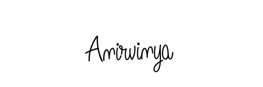 Design your own signature with our free online signature maker. With this signature software, you can create a handwritten (Angelique-Rose-font-FFP) signature for name Anirvinya. Anirvinya signature style 5 images and pictures png