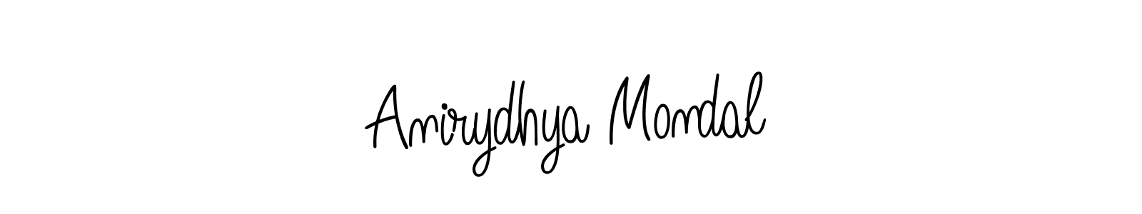 Make a beautiful signature design for name Anirydhya Mondal. Use this online signature maker to create a handwritten signature for free. Anirydhya Mondal signature style 5 images and pictures png