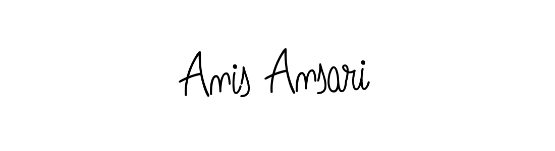 Also You can easily find your signature by using the search form. We will create Anis Ansari name handwritten signature images for you free of cost using Angelique-Rose-font-FFP sign style. Anis Ansari signature style 5 images and pictures png