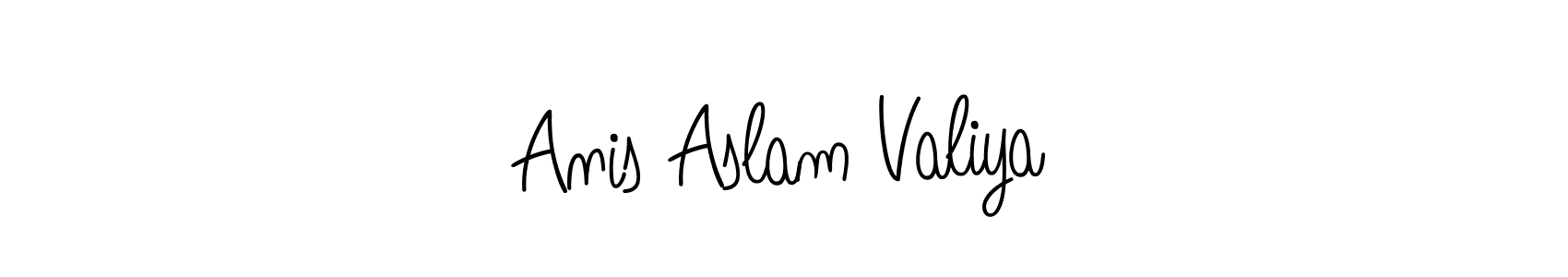 Make a beautiful signature design for name Anis Aslam Valiya. Use this online signature maker to create a handwritten signature for free. Anis Aslam Valiya signature style 5 images and pictures png