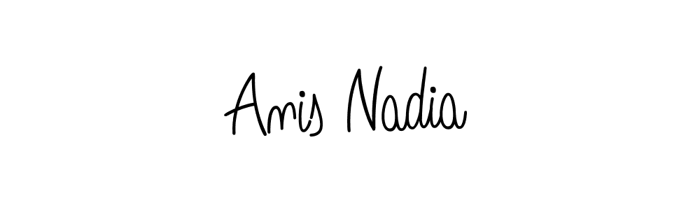 Create a beautiful signature design for name Anis Nadia. With this signature (Angelique-Rose-font-FFP) fonts, you can make a handwritten signature for free. Anis Nadia signature style 5 images and pictures png