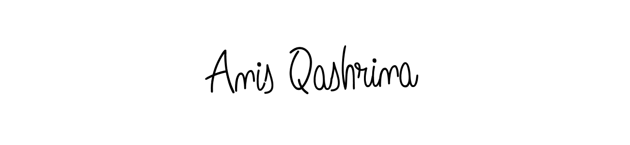 Create a beautiful signature design for name Anis Qashrina. With this signature (Angelique-Rose-font-FFP) fonts, you can make a handwritten signature for free. Anis Qashrina signature style 5 images and pictures png