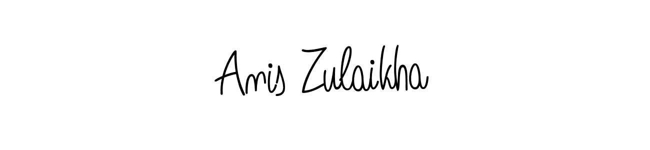 You can use this online signature creator to create a handwritten signature for the name Anis Zulaikha. This is the best online autograph maker. Anis Zulaikha signature style 5 images and pictures png
