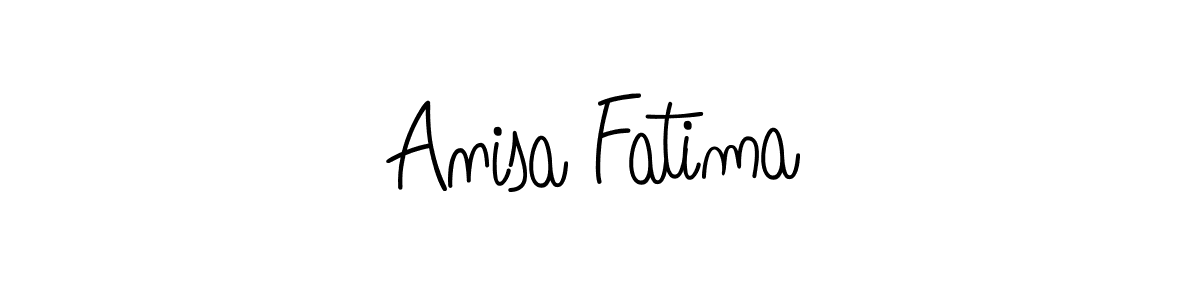 Design your own signature with our free online signature maker. With this signature software, you can create a handwritten (Angelique-Rose-font-FFP) signature for name Anisa Fatima. Anisa Fatima signature style 5 images and pictures png