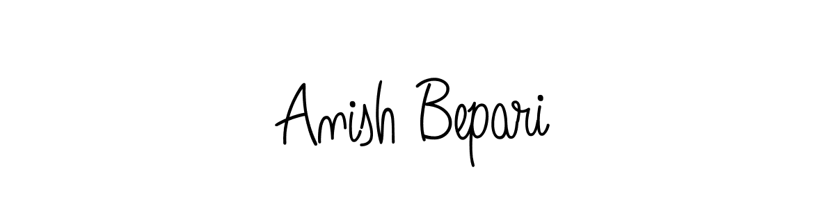 This is the best signature style for the Anish Bepari name. Also you like these signature font (Angelique-Rose-font-FFP). Mix name signature. Anish Bepari signature style 5 images and pictures png
