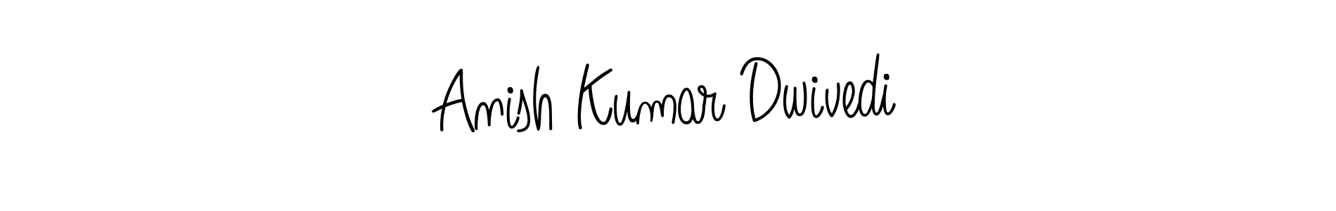 Anish Kumar Dwivedi stylish signature style. Best Handwritten Sign (Angelique-Rose-font-FFP) for my name. Handwritten Signature Collection Ideas for my name Anish Kumar Dwivedi. Anish Kumar Dwivedi signature style 5 images and pictures png