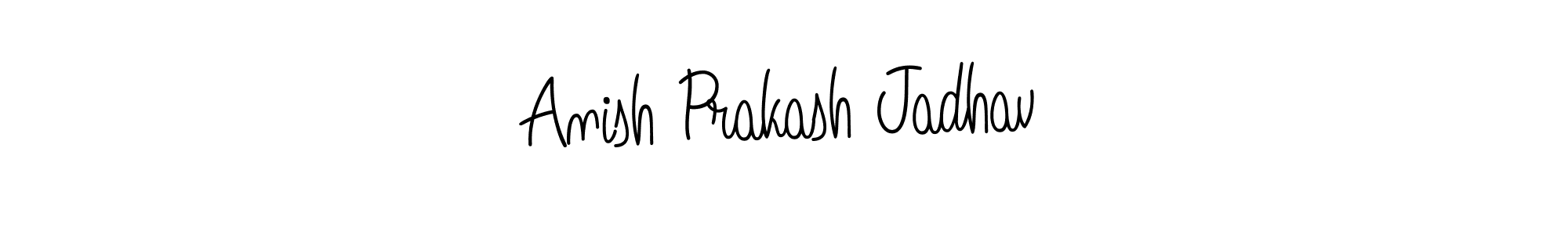 Here are the top 10 professional signature styles for the name Anish Prakash Jadhav. These are the best autograph styles you can use for your name. Anish Prakash Jadhav signature style 5 images and pictures png