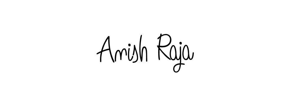 Create a beautiful signature design for name Anish Raja. With this signature (Angelique-Rose-font-FFP) fonts, you can make a handwritten signature for free. Anish Raja signature style 5 images and pictures png
