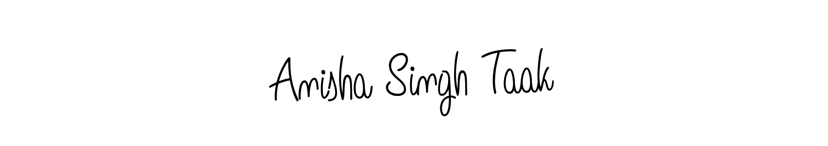 Also You can easily find your signature by using the search form. We will create Anisha Singh Taak name handwritten signature images for you free of cost using Angelique-Rose-font-FFP sign style. Anisha Singh Taak signature style 5 images and pictures png