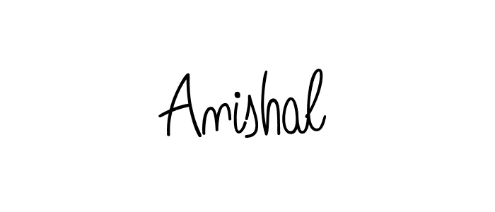 The best way (Angelique-Rose-font-FFP) to make a short signature is to pick only two or three words in your name. The name Anishal include a total of six letters. For converting this name. Anishal signature style 5 images and pictures png