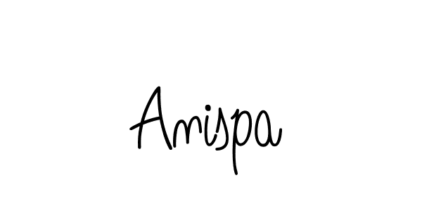 Use a signature maker to create a handwritten signature online. With this signature software, you can design (Angelique-Rose-font-FFP) your own signature for name Anispa. Anispa signature style 5 images and pictures png