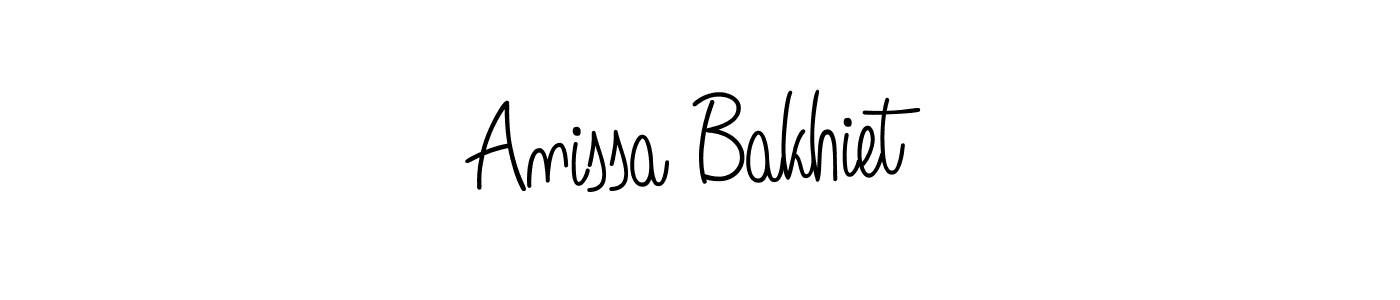 Once you've used our free online signature maker to create your best signature Angelique-Rose-font-FFP style, it's time to enjoy all of the benefits that Anissa Bakhiet name signing documents. Anissa Bakhiet signature style 5 images and pictures png