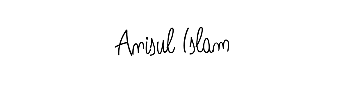 Use a signature maker to create a handwritten signature online. With this signature software, you can design (Angelique-Rose-font-FFP) your own signature for name Anisul Islam. Anisul Islam signature style 5 images and pictures png