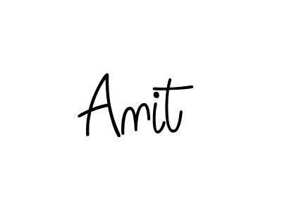 How to make Anit name signature. Use Angelique-Rose-font-FFP style for creating short signs online. This is the latest handwritten sign. Anit signature style 5 images and pictures png
