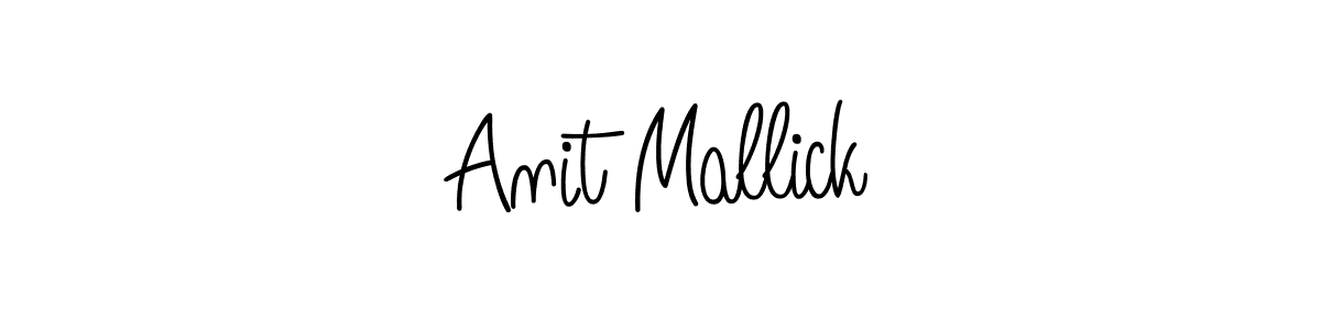 Make a beautiful signature design for name Anit Mallick. Use this online signature maker to create a handwritten signature for free. Anit Mallick signature style 5 images and pictures png