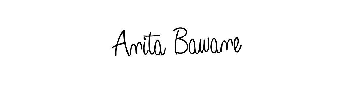 The best way (Angelique-Rose-font-FFP) to make a short signature is to pick only two or three words in your name. The name Anita Bawane include a total of six letters. For converting this name. Anita Bawane signature style 5 images and pictures png