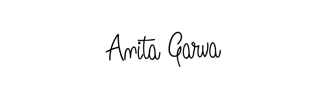 Angelique-Rose-font-FFP is a professional signature style that is perfect for those who want to add a touch of class to their signature. It is also a great choice for those who want to make their signature more unique. Get Anita Garva name to fancy signature for free. Anita Garva signature style 5 images and pictures png