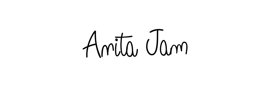 Here are the top 10 professional signature styles for the name Anita Jam. These are the best autograph styles you can use for your name. Anita Jam signature style 5 images and pictures png