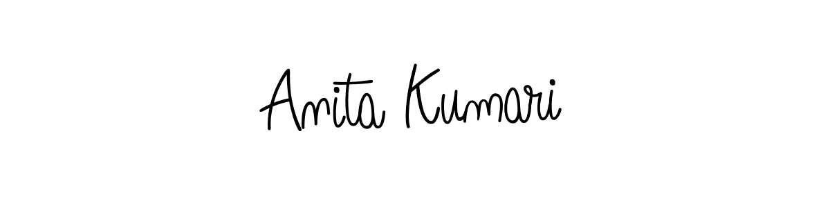 How to make Anita Kumari signature? Angelique-Rose-font-FFP is a professional autograph style. Create handwritten signature for Anita Kumari name. Anita Kumari signature style 5 images and pictures png