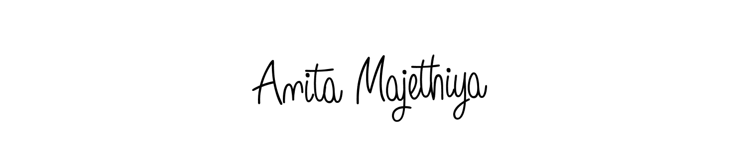 Design your own signature with our free online signature maker. With this signature software, you can create a handwritten (Angelique-Rose-font-FFP) signature for name Anita Majethiya. Anita Majethiya signature style 5 images and pictures png