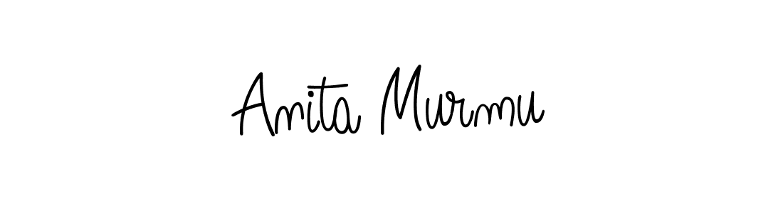 Create a beautiful signature design for name Anita Murmu. With this signature (Angelique-Rose-font-FFP) fonts, you can make a handwritten signature for free. Anita Murmu signature style 5 images and pictures png