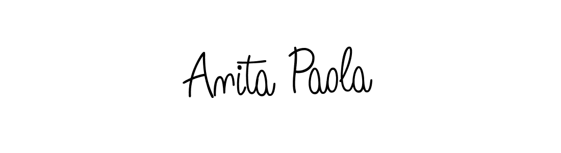 It looks lik you need a new signature style for name Anita Paola. Design unique handwritten (Angelique-Rose-font-FFP) signature with our free signature maker in just a few clicks. Anita Paola signature style 5 images and pictures png