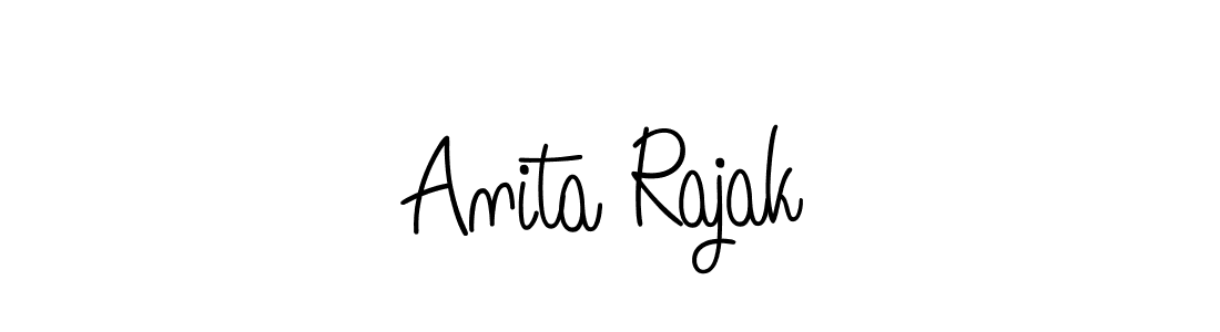 Make a beautiful signature design for name Anita Rajak. Use this online signature maker to create a handwritten signature for free. Anita Rajak signature style 5 images and pictures png