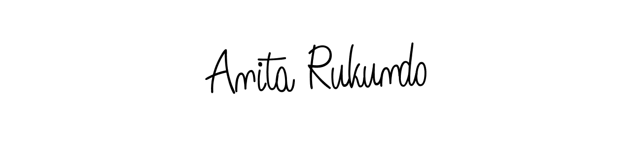 The best way (Angelique-Rose-font-FFP) to make a short signature is to pick only two or three words in your name. The name Anita Rukundo include a total of six letters. For converting this name. Anita Rukundo signature style 5 images and pictures png